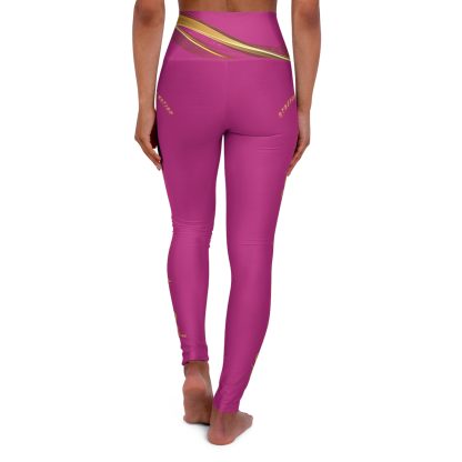 Seek More Luxe XVIII | EI Sports HW Leggings | Dark Pink - Image 2