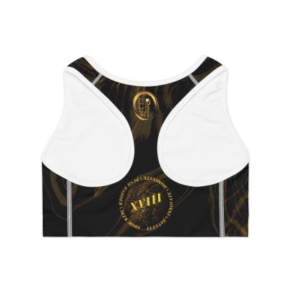 Seek More SBS VII | EI Sports Bra Stripped | Black - Image 2