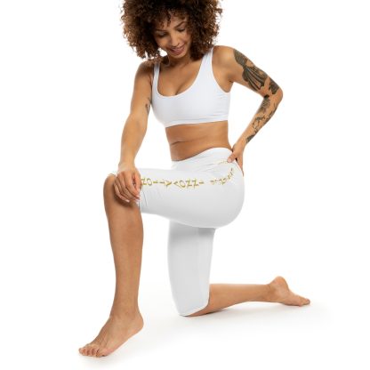 Seek More CL VI | Capri Leggings | EI Sports | White - Image 7