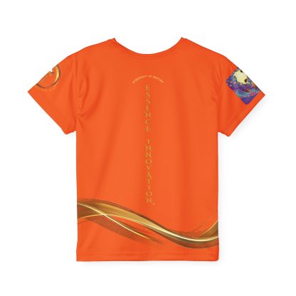 Essence Elite Youth XLIII | Elite Sports Jersey | Girls Orange - Image 2