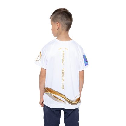 Essence Elite Youth L | Elite Sports Jersey | Boys White - Image 4