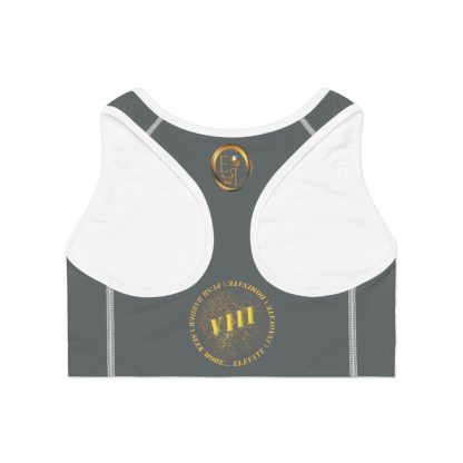 Seek More SB VIII | EI Sports Bra | Dark Grey - Image 2