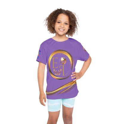 Essence Elite Youth XLVI | Elite Sports Jersey | Girls Soft Purple - Image 3