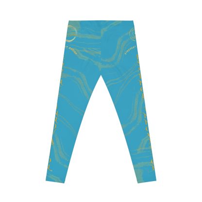 Seek More Premium S XV | EI Sports Leggings | Turquoise - Image 2