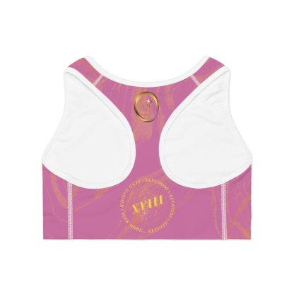 Seek More SBS XVII | EI Sports Bra Stripped | Light Pink - Image 2