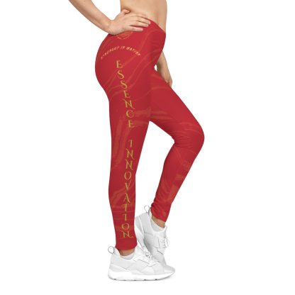 Seek More Premium S X | EI Sports Leggings | Dark Red - Image 5