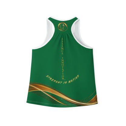 Seek More Luxe~T XII | EI Sports Racerback Tank | Dark Green - Image 2