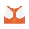 Seek More SBS XI | EI Sports Bra Stripped | Orange - Image 2
