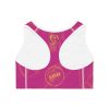 Seek More SBS XVIII | EI Sports Bra Stripped | Pink - Image 2