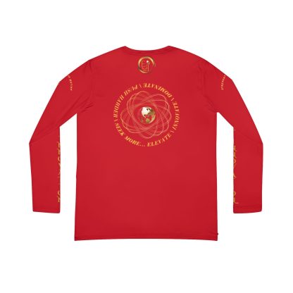 Seek More Performance X | EI Sports LS V-Neck | Dark Red - Image 2