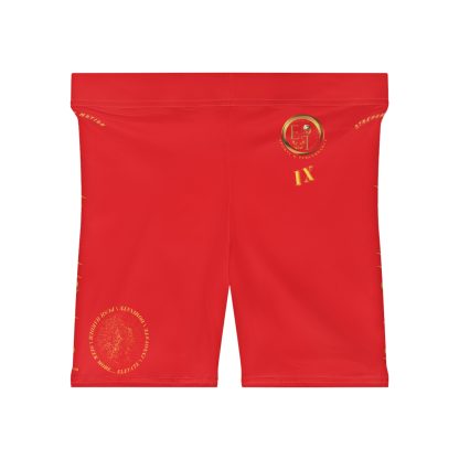 Seek More BS IX | EI Sports Biker Shorts | Red