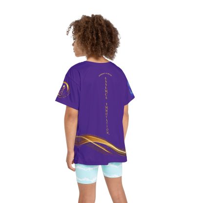 Essence Elite Youth XLVII | Elite Sports Jersey | Girls Purple - Image 4