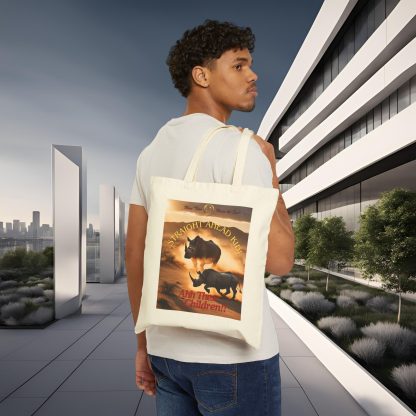 Wildlife Canvas Tote | Straight Ahead Kid | Cotton Tote Bag - Image 3