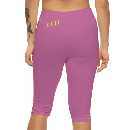 Seek More CL XVII | Capri Leggings | EI Sports | Light Pink - Image 4