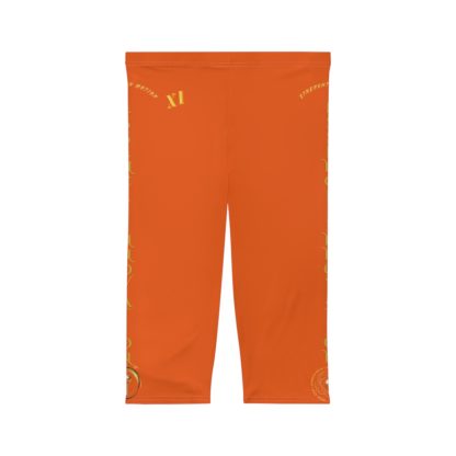 Seek More CL XI | Capri Leggings | EI Sports | Orange - Image 2