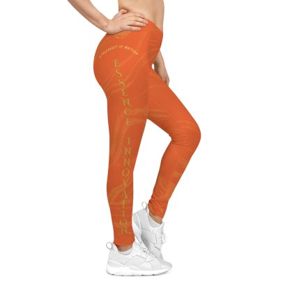 Seek More Premium S XI | EI Sports Leggings | Orange - Image 5