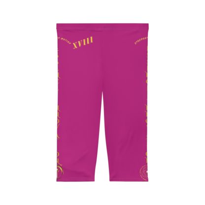 Seek More CL XVIII | Capri Leggings | EI Sports | Dark Pink - Image 2