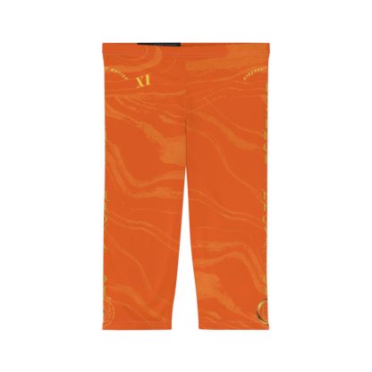 Seek More CLS XI | Capri Leggings | EI Sports | Orange