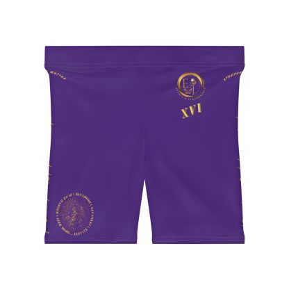 Seek More BS XVI | EI Sports Biker Shorts | Purple