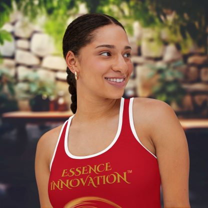 Seek More Luxe~T X | EI Sports Racerback Tank | Dark Red - Image 8