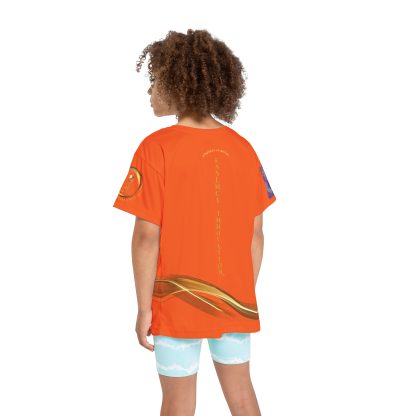 Essence Elite Youth XLIII | Elite Sports Jersey | Girls Orange - Image 4