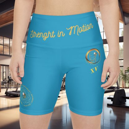 Seek More WS XV | EI Sports Workout Shorts | Turquoise - Image 3