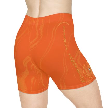 Seek More BSS XI | EI Sports Biker Shorts | Orange - Image 4