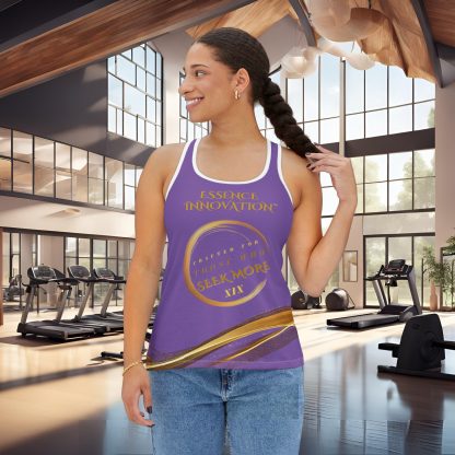 Seek More Luxe~T XIX | EI Sports Racerback Tank | Soft Purple - Image 4