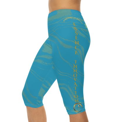 Seek More CLS XV | Capri Leggings | EI Sports | Turquoise - Image 6