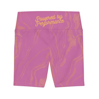 Seek More WSS XVII | EI Sports Workout Shorts Striped | Lte Pink - Image 2