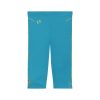 Seek More CL XV | Capri Leggings | EI Sports | Turquoise - Image 2