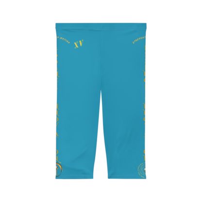 Seek More CL XV | Capri Leggings | EI Sports | Turquoise - Image 2