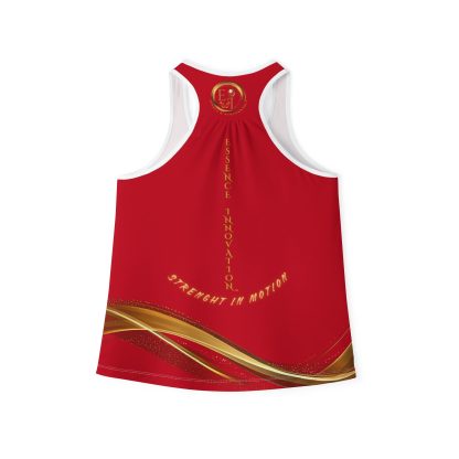 Seek More Luxe~T X | EI Sports Racerback Tank | Dark Red - Image 2