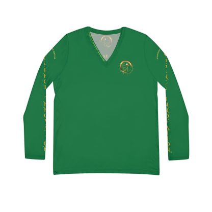 Seek More Performance XII | EI Sports LS V-Neck | Dark Green