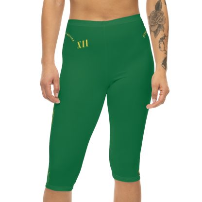 Seek More CL XII | Capri Leggings | EI Sports | Dark Green - Image 3