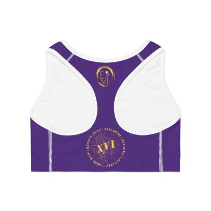 Seek More SB XVI | EI Sports Bra | Purple - Image 2