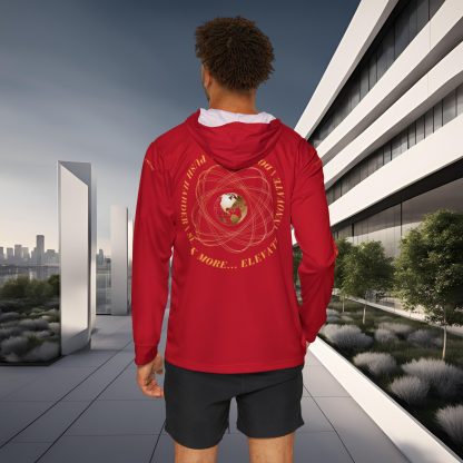 Seek More Momentum X | EI Sports Hoodie | Dark Red - Image 4