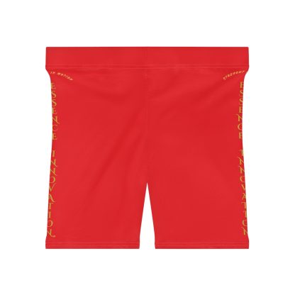 Seek More BS IX | EI Sports Biker Shorts | Red - Image 2