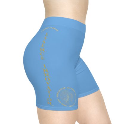 Seek More BS XIV | EI Sports Biker Shorts | Light Blue - Image 5