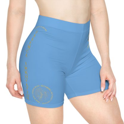 Seek More BS XIV | EI Sports Biker Shorts | Light Blue - Image 3