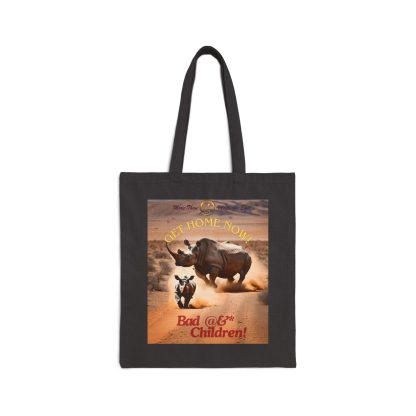 Humorous Canvas Tote Bag | Get Home Now | Cotton Tote Bag - Image 10