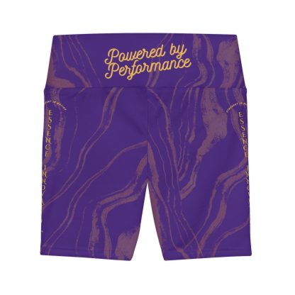 Seek More WSS XVI | EI Sports Workout Shorts Striped | Purple - Image 2