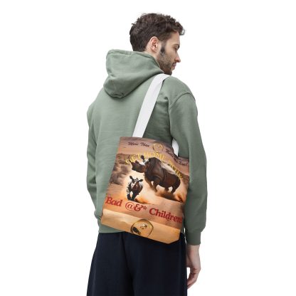 Humorous Rhino Tote Bag | Get Home Now Rhino Bag | AOP Tote - Image 22