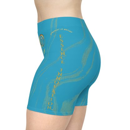 Seek More BSS XV | EI Sports Biker Shorts | Turquoise - Image 6