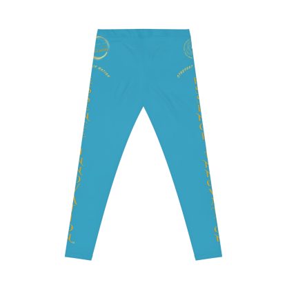 Seek More Premium XV | EI Sports Leggings | Turquoise - Image 2