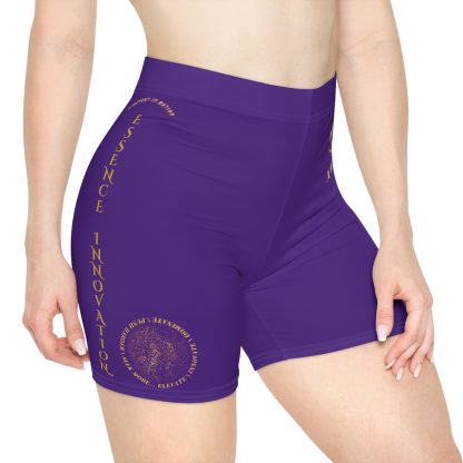 Seek More BS XVI | EI Sports Biker Shorts | Purple - Image 3