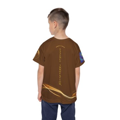 Essence Elite Youth LIV | Elite Sports Jersey | Boys Brown - Image 4