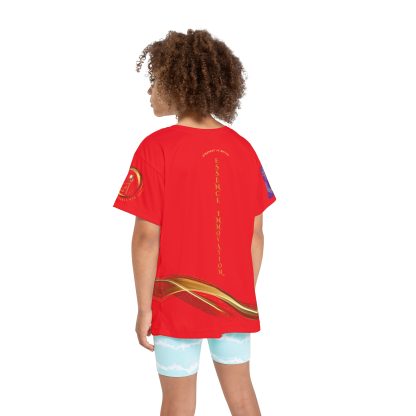 Essence Elite Youth XLII | Elite Sports Jersey | Girls Red - Image 4