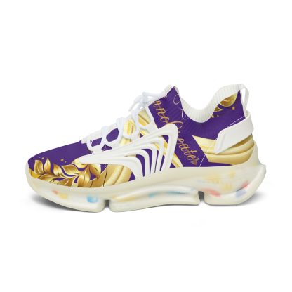 Luxe Storm Purple | Mesh Sneakers White - Image 5