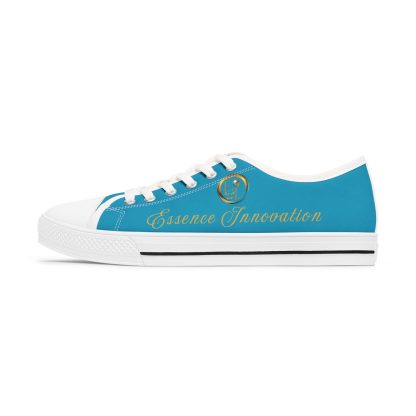 Ladies EssenceInno Turquoise | Classic White Trim LowTops - Image 2